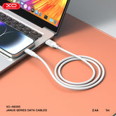 XO NB265 Μινιμαλιστικό Καλώδιο Type-C Λευκό